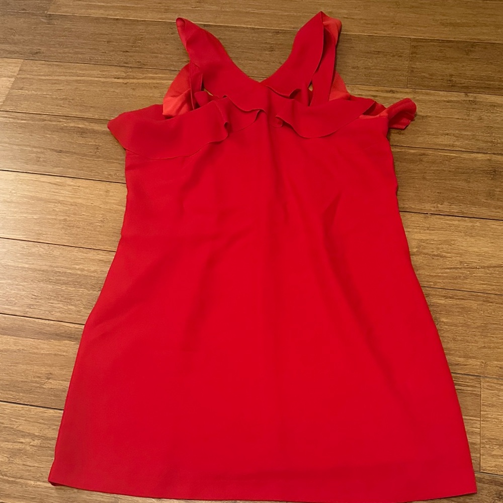 Banana Republic Red Midi Dress